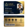 gold investment club member card pvc
