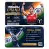 mirabai chanu fan card pvc