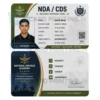 nda cds defence aspirant card pvc