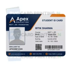 neet jee coaching student id card pvc