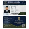 sainik school student id card pvc