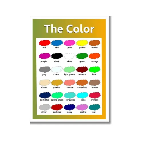 16 colours chart a4 ntr kids