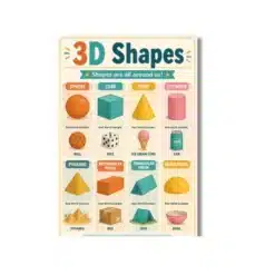 3d shapes cube sphere a4 ntr