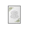 A4 Bible Verse Wall Art Printed — Bible Wall Art Poster Single Sheet