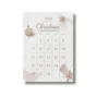 A4 Christmas Countdown Calendar Printed — Single Sheet Christmas Print