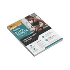 A4 Gym & Fitness Flyer Printed — Single Sheet Business Flyer Leaflet