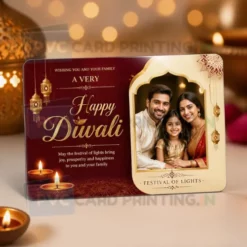 Diwali Greeting Photo PVC Card (1)