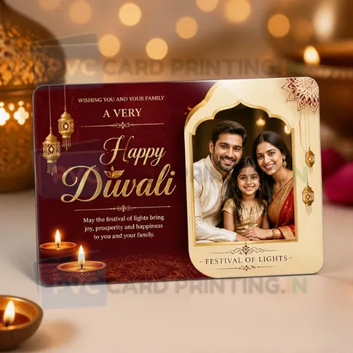 Diwali Greeting Photo PVC Card (1)