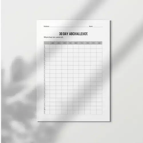 a4 30 day ab challenge printed — single sheet 30 page (1)