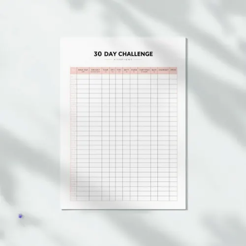 a4 30 day squat challenge printed — single sheet 30 page (1)