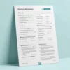 a4 a level maths worksheet printed — single sheet a level practice