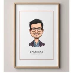 a4 a4 custom caricature print printed — single sheet a4 print