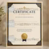 a4 award certificate printed — personalised achievement certificate sheet (1)