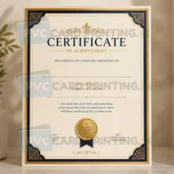 a4 award certificate printed — personalised achievement certificate sheet (1)