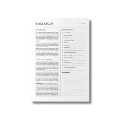 a4 bible study sheet a4 printed — single sheet bible print