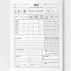a4 bmi tracking sheet printed — single sheet bmi page (1)