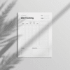 a4 bmi tracking sheet printed — single sheet bmi page (2)