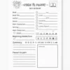 a4 book report template printed — single page activity sheet