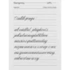 a4 calligraphy practice sheet printed — single sheet calligraphy print