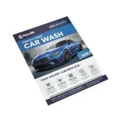 a4 car wash offer flyer printed — single sheet business flyer leaflet (1)