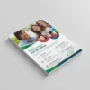 a4 charity fundraising flyer printed — single sheet business flyer leaflet