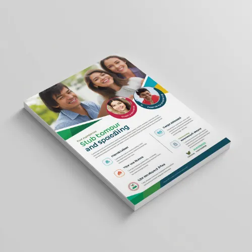 a4 charity fundraising flyer printed — single sheet business flyer leaflet