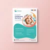 a4 childcare nursery flyer printed — single sheet business flyer leaflet