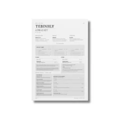 a4 church weekly bulletin printed — single sheet church print
