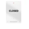 a4 closed sign a4 printed — single sheet closed print