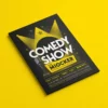 a4 comedy show flyer printed — single sheet business flyer leaflet