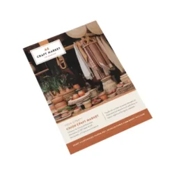 a4 craft market flyer printed — single sheet business flyer leaflet