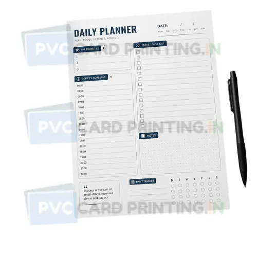a4 daily planner single sheet printed — to do list desk pad page print (1)