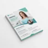 a4 dental practice flyer printed — single sheet business flyer leaflet
