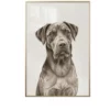 a4 dog art poster printed — dog wall art poster single sheet