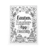 a4 easter egg colouring sheet printed — single sheet easter print