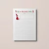 a4 elf on the shelf letter printed — single page activity sheet