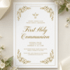 a4 engagement party invite printed — single sheet engagement print