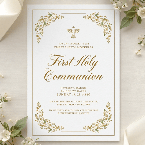 a4 engagement party invite printed — single sheet engagement print