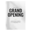 a4 grand opening sign a4 printed — single sheet grand print