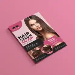a4 hair salon promotion printed — single sheet business flyer leaflet (1)
