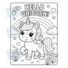 a4 kids colouring page printed — children activity sheet single page print (1)