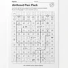 a4 maths board game sheet printed — single page activity sheet