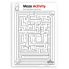 a4 maze activity sheet printed — single page activity sheet