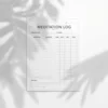 a4 meditation log sheet printed — single sheet meditation page (1)