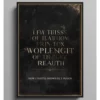 a4 movie quote poster printed — movie wall art poster single sheet