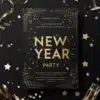 a4 new year eve party invite printed — single sheet new pri (1)
