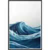 a4 ocean wave poster printed — ocean wall art poster single sheet (1)