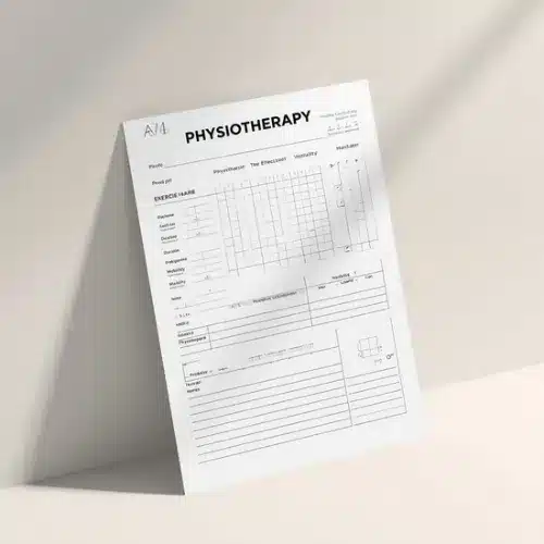 a4 physiotherapy exercise sheet printed — single sheet physiotherapy page (1)