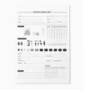 a4 physiotherapy exercise sheet printed — single sheet physiotherapy page