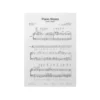 a4 piano notes sheet a4 printed — single sheet piano print